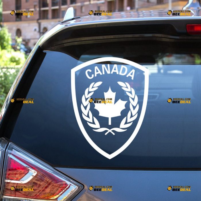 Canadian Army Military Sticker Decal Vinyl – For Car Truck Bumper Bike Laptop – Custom, Choose Size Color – Die Cut No Background 7431926