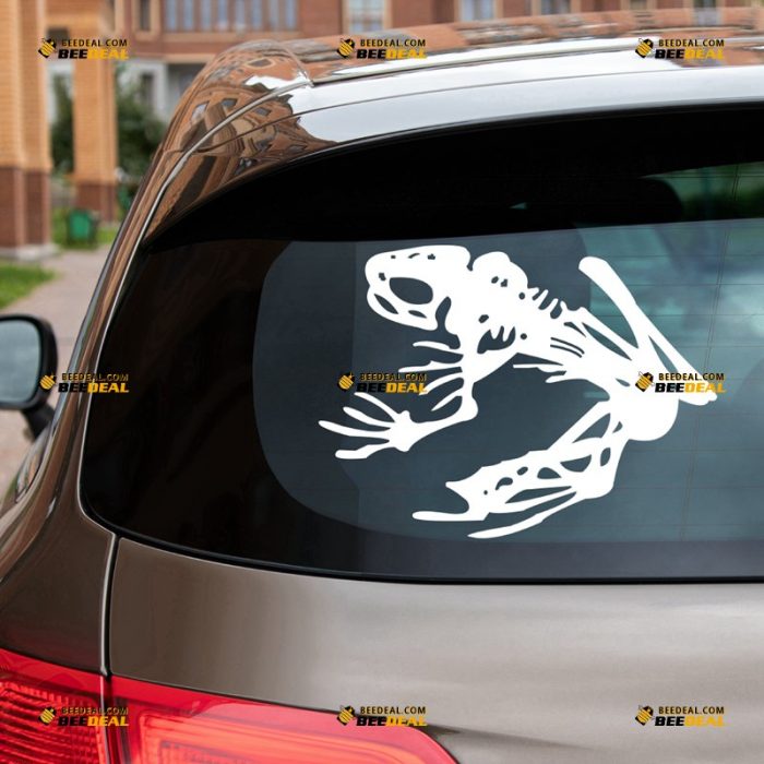 Frog Skeleton Sticker Decal Vinyl, Navy SEAL Team Six Devgru – For Car Truck Bumper Bike Laptop – Custom, Choose Size Color – Die Cut No Background 7431311