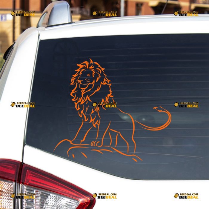 Dutch Lion Sticker Decal Vinyl, Netherlands, Orange Color – For Car Truck Bumper Bike Laptop – Custom, Choose Size Color – Die Cut No Background 7432108