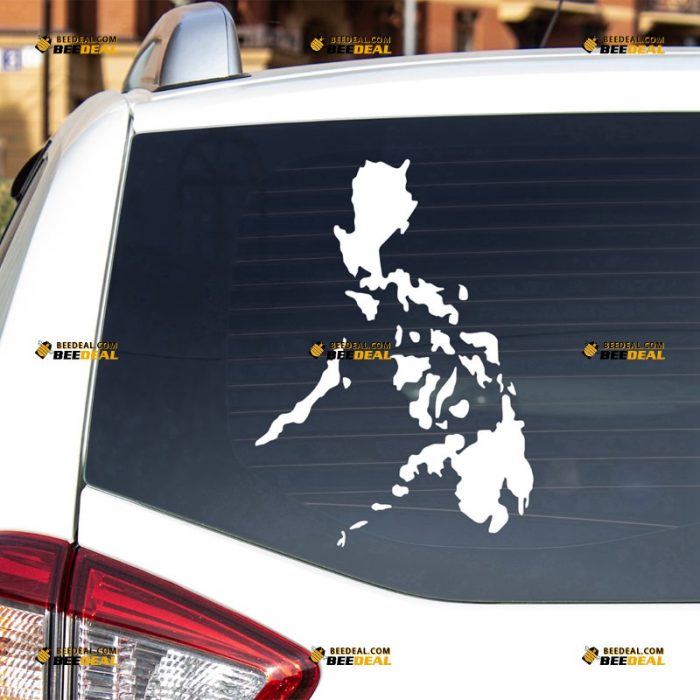 Philippines Sticker Decal Vinyl, Filipino Map Outline, Pilipinas – For Car Truck Bumper Bike Laptop – Custom, Choose Size Color – Die Cut No Background 7432120