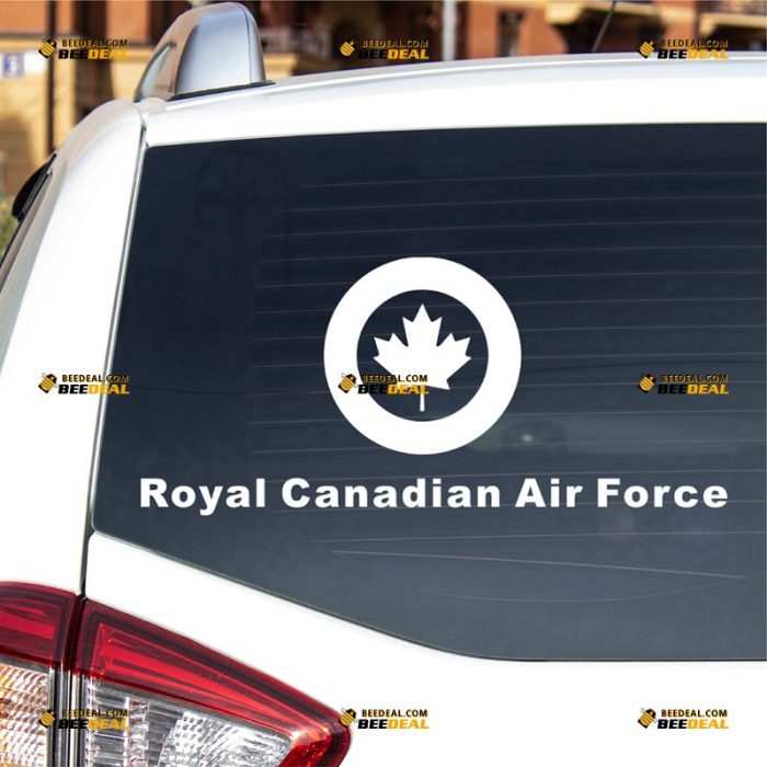 Royal Canadian Air Force Sticker Decal Vinyl RCAF – For Car Truck Bumper Bike Laptop – Custom, Choose Size Color – Die Cut No Background 7431849