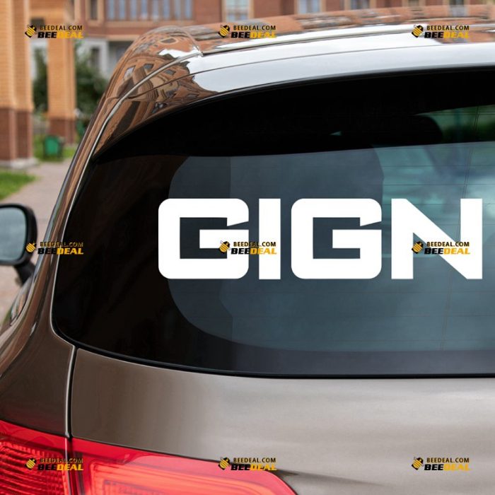 GIGN Sticker Decal Vinyl, French National Gendarmerie – For Car Truck Bumper Bike Laptop – Custom, Choose Size Color – Die Cut No Background 7432130