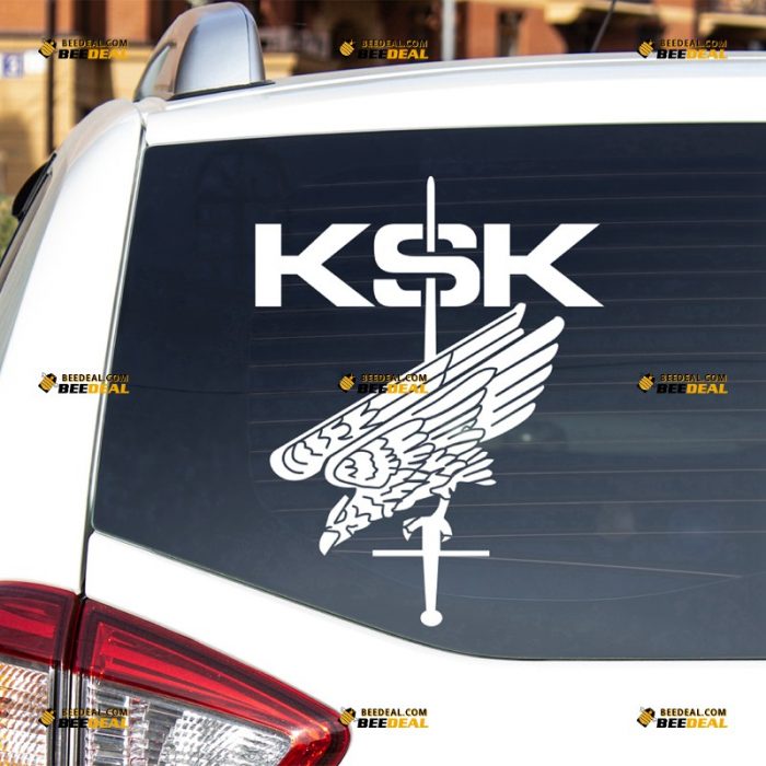 KSK Sticker Decal Vinyl, Kommando Spezialkräfte, German Army Special Forces – For Car Truck Bumper Bike Laptop – Custom, Choose Size Color – Die Cut No Background 7432129