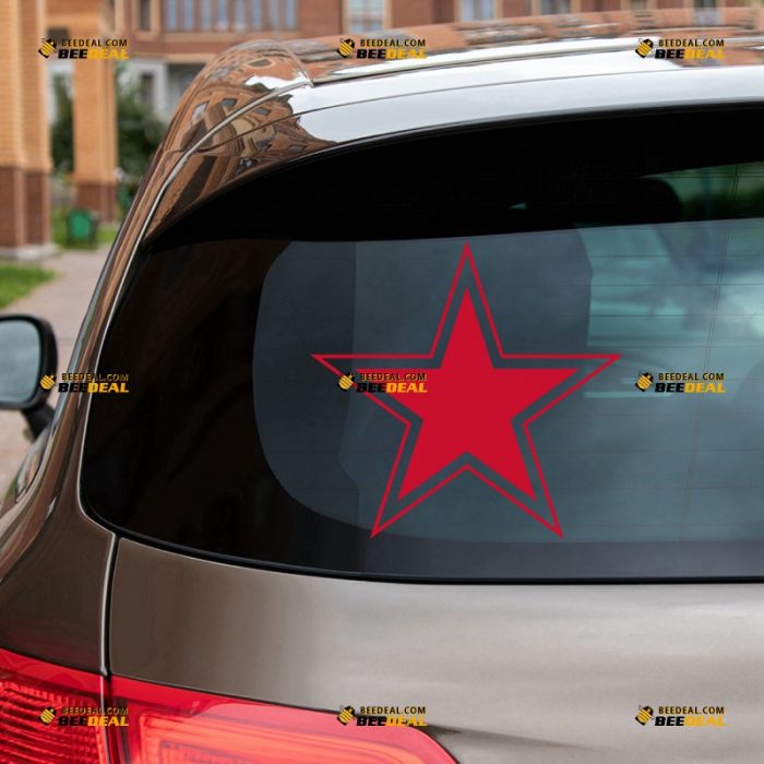 Soviet Union Sticker Decal Vinyl, Soviet Air Forces Red Star, USSR CCCP – For Car Truck Bumper Bike Laptop – Custom, Choose Size Color – Die Cut No Background 7432216