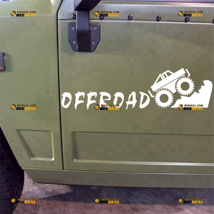 Off Road Sticker Decal Vinyl, 4×4 4WD Mountain – Fit For Ford Chevy GMC Toyota Jeep Car Pickup Truck – Custom, Choose Size Color – Die Cut No Background 63031653