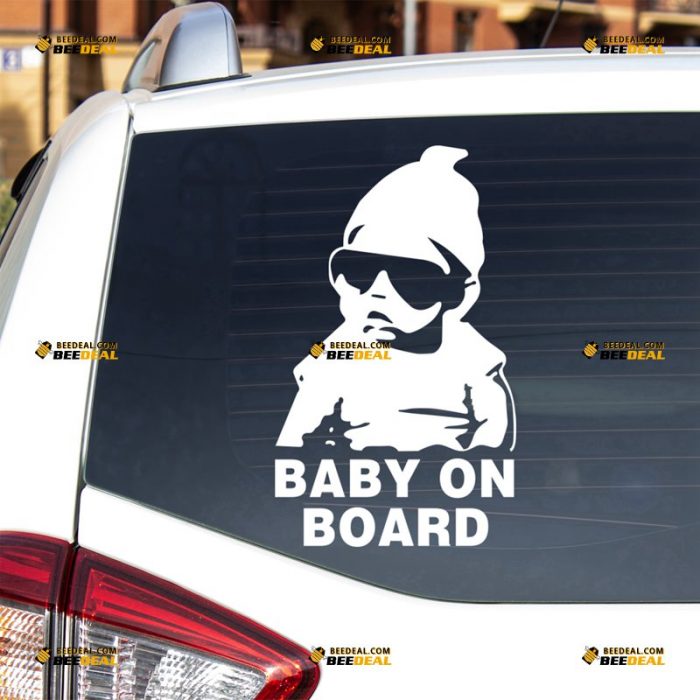 Baby On Board Sticker Decal Vinyl, Carlos Hangover – For Car Truck Bumper Window – Custom, Choose Size Color – Die Cut No Background 63031525