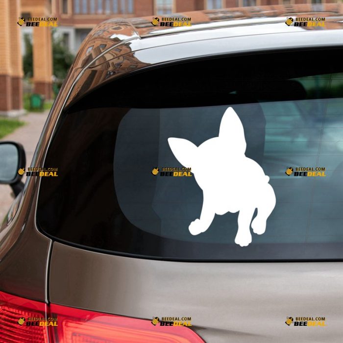 Chihuahua Sticker Decal Vinyl, Dog Outline Silhouette – For Car Truck Bumper Bike Laptop – Custom, Choose Size Color – Die Cut No Background 63031505