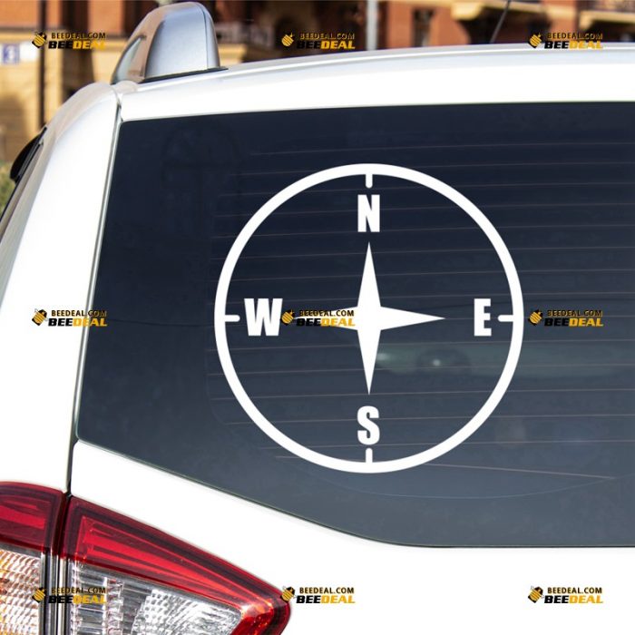 Compass Sticker Decal Vinyl – Fit For Ford Chevy GMC Toyota Jeep Car Pickup Truck – Custom, Choose Size Color – Die Cut No Background 62931328