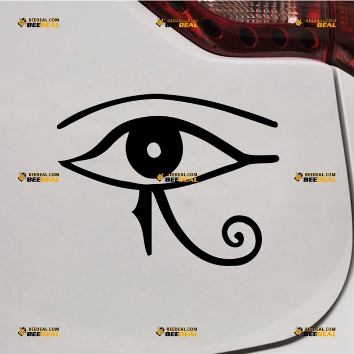 Eye of Horus Sticker Decal Vinyl, Egyptian God – For Car Truck Bumper Bike Laptop – Custom, Choose Size Color – Die Cut No Background 62931902