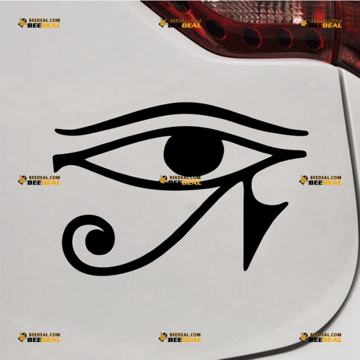 Eye of RA Sticker Decal Vinyl, Eye of Re, Egyptian God – For Car Truck Bumper Bike Laptop – Custom, Choose Size Color – Die Cut No Background 62931841