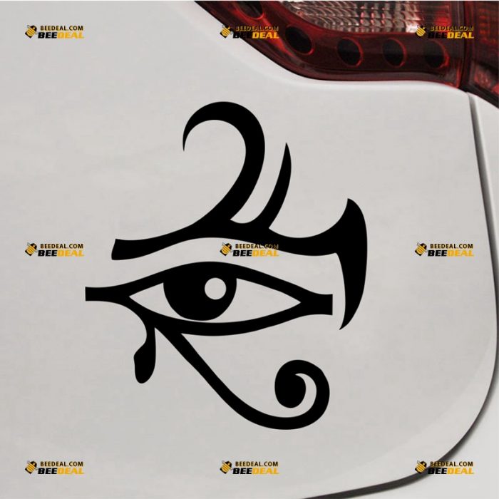 Eye of Horus Sticker Decal Vinyl, Egyptian God – For Car Truck Bumper Bike Laptop – Custom, Choose Size Color – Die Cut No Background 62931840