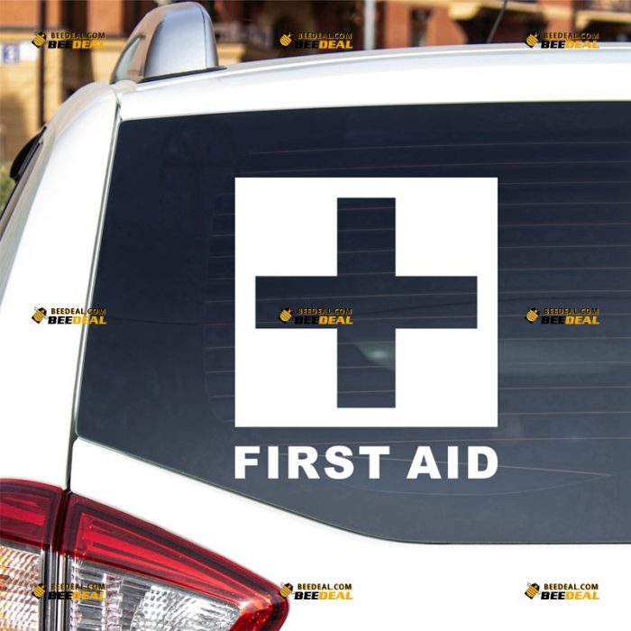 First Aid Sticker Decal Vinyl, Cross – For Car Truck Bumper Bike Laptop – Custom, Choose Size Color – Die Cut No Background 62932117