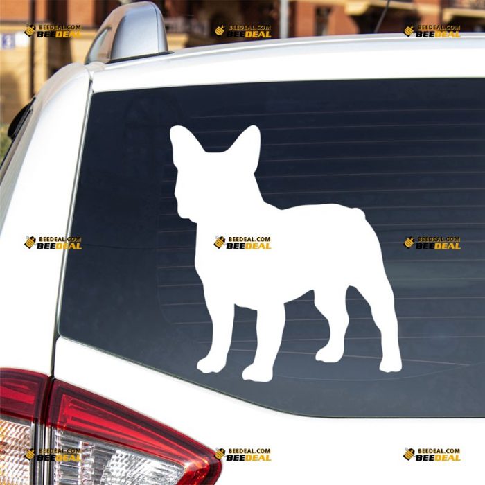 French Bulldog Sticker Decal Vinyl, Frenchie Dog Outline – For Car Truck Bumper Bike Laptop – Custom, Choose Size Color – Die Cut No Background 63031408