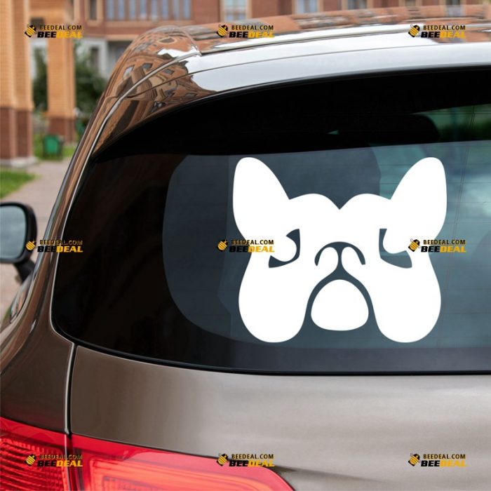 French Bulldog Sticker Decal Vinyl, Frenchie Dog Outline – For Car Truck Bumper Bike Laptop – Custom, Choose Size Color – Die Cut No Background 63031409