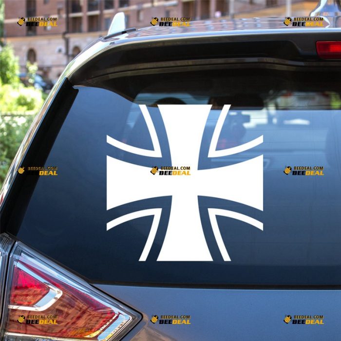 Iron Cross Sticker Decal Vinyl, Eisernes Kreuz, German Army, World War – For Car Truck Bumper Bike Laptop – Custom, Choose Size Color – Die Cut No Background 7232126