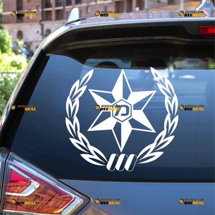 Israel Police Sticker Decal Vinyl, Israeli Police Force Emblem – For Car Truck Bumper Bike Laptop – Custom, Choose Size Color – Die Cut No Background 7331054