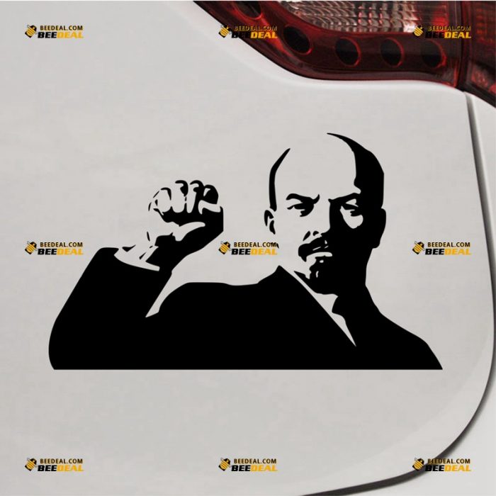 Lenin Sticker Decal Vinyl, Vladimir Ilyich Ulyanov, Soviet Union Leader – For Car Truck Bumper Bike Laptop – Custom, Choose Size Color – Die Cut No Background 62931946