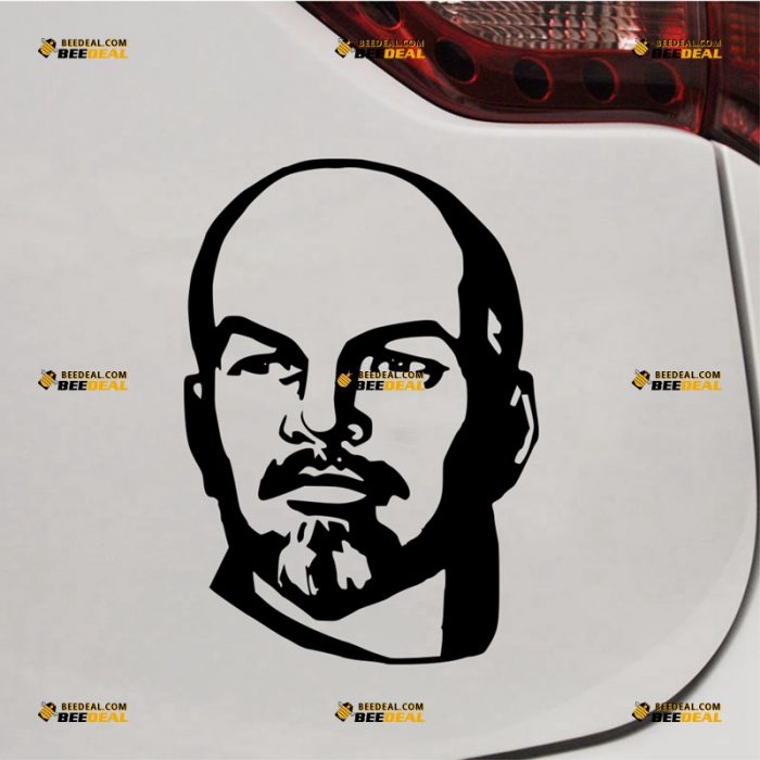 Lenin Sticker Decal Vinyl, Vladimir Ilyich Ulyanov, Soviet Union Leader – For Car Truck Bumper Bike Laptop – Custom, Choose Size Color – Die Cut No Background 62931945