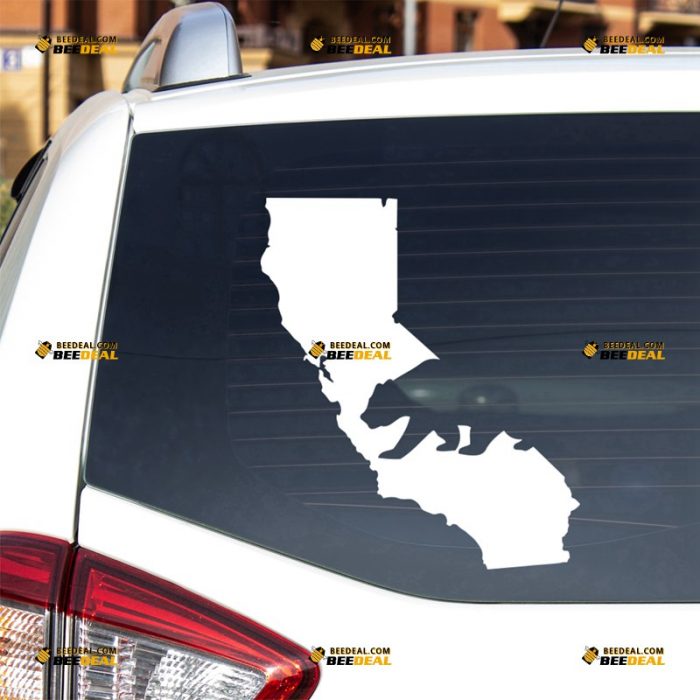 California Sticker Decal Vinyl, Cali State Bear And Map Outline – For Car Truck Bumper Bike Laptop – Custom, Choose Size Color – Die Cut No Background 7231853