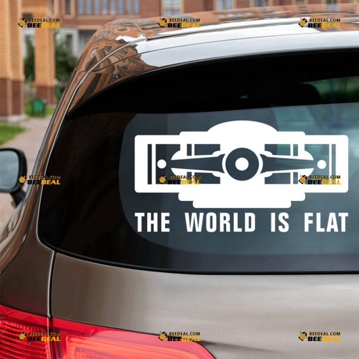 Boxer Engine Sticker Decal Vinyl, Fit For Subaru Impreza BRZ WRX STI, The World Is Flat, Flat Engine – For Car Bumper Window – Custom, Choose Size Color – Die Cut No Background 63031649