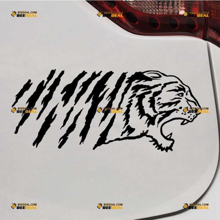 Tiger Sticker Decal Vinyl, Animal Outline – For Car Truck Bumper Bike Laptop – Custom, Choose Size Color – Die Cut No Background 62932157