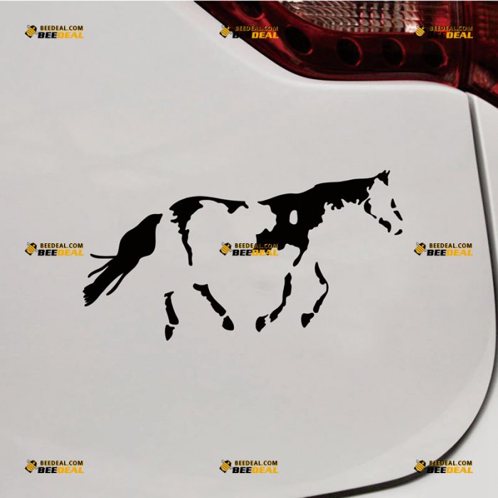 Paint Horse Sticker Decal Vinyl, American – Custom, Choose Size Color – For Car Laptop Window Boat – Die Cut No Background 062731406