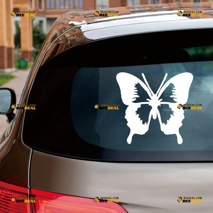 Butterfly Sticker Decal Vinyl – Custom Choose Size Color – For Car Laptop Window Boat – Die Cut No Background 062631308