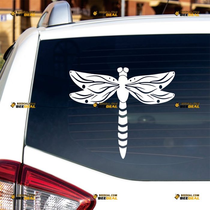 Dragonfly Sticker Decal Vinyl – Custom Choose Size Color – For Car Laptop Window Boat – Die Cut No Background 062631129