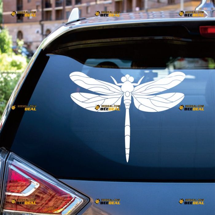 Dragonfly Sticker Decal Vinyl – Custom Choose Size Color – For Car Laptop Window Boat – Die Cut No Background 062631154