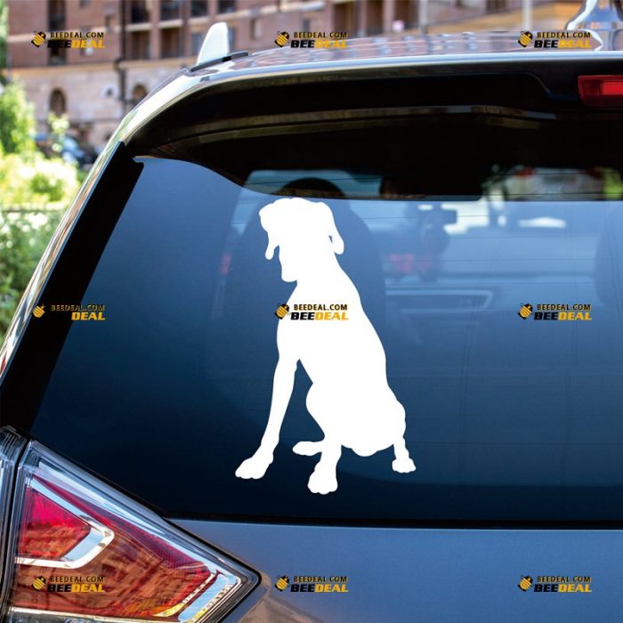 Shorthaired Sticker Decal Vinyl, German Pointer Dog Silhouette – Custom Choose Size Color – For Car Laptop Window Boat – Die Cut No Background 062631145