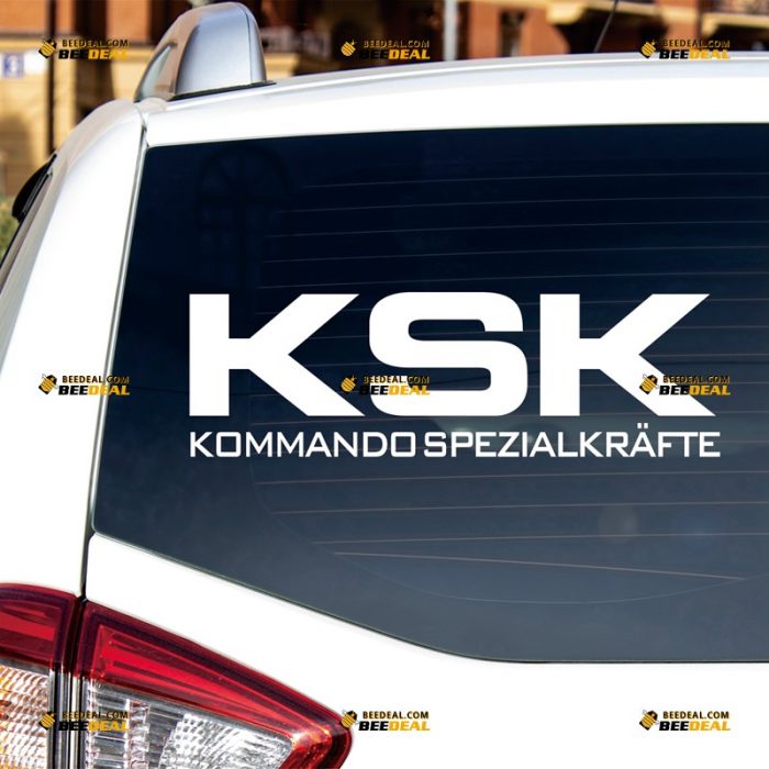 KSK Sticker Decal Vinyl, Special Forces Command, German Army – Custom, Choose Size Color – For Car Laptop Window Boat – Die Cut No Background 062831348