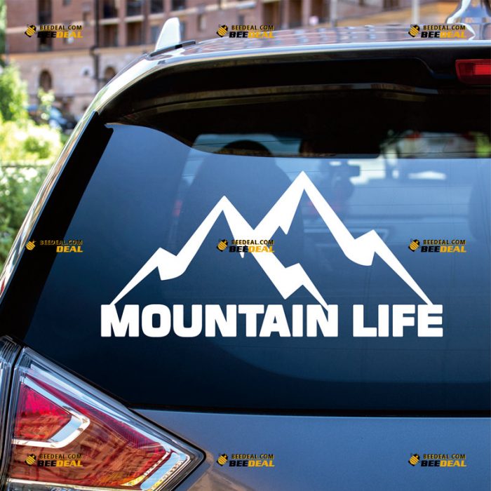 Off Road Sticker Decal Vinyl, 4×4 4WD, Mountain Life, Fit For Jeep Ford Chevy Toyota Car Truck – Custom, Choose Size Color – Die Cut No Background 062731350