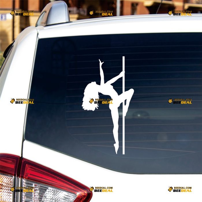 Pole Dancer Sticker Decal Vinyl, Sexy Stripper – Custom, Choose Size Color – For Car Laptop Window Boat – Die Cut No Background 062731541