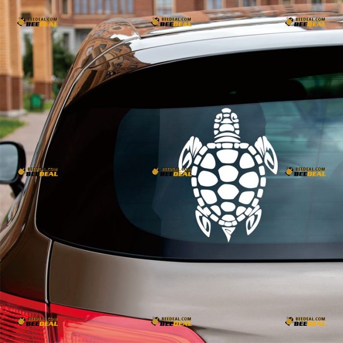 Sea Turtle Sticker Decal Vinyl, Hawaii – Custom Choose Size Color – For Car Laptop Window Boat – Die Cut No Background 062631039