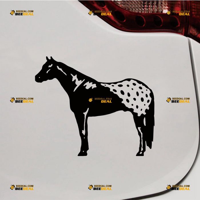 Appaloosa Sticker Decal Vinyl, American Horse – Custom Choose Size Color – For Car Laptop Window Boat – Die Cut No Background 062531703