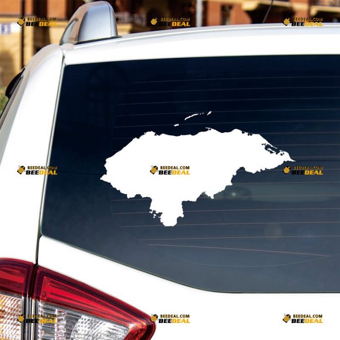 Honduras Sticker Decal Vinyl, Country Map Outline, Home Pride – Custom Choose Size Color – For Car Laptop Window Boat – Die Cut No Background 062231603