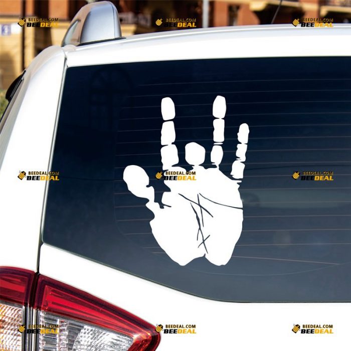 Jerry Garcia Hand Sticker Decal Vinyl – Custom Choose Size Color – For Car Laptop Window Boat – Die Cut No Background