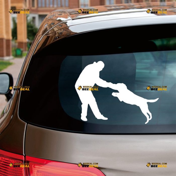 K9 Dog Sticker Decal Vinyl, Police Unit, German Shepherd Training – Custom Choose Size Color – For Car Laptop Window Boat – Die Cut No Background 062531502