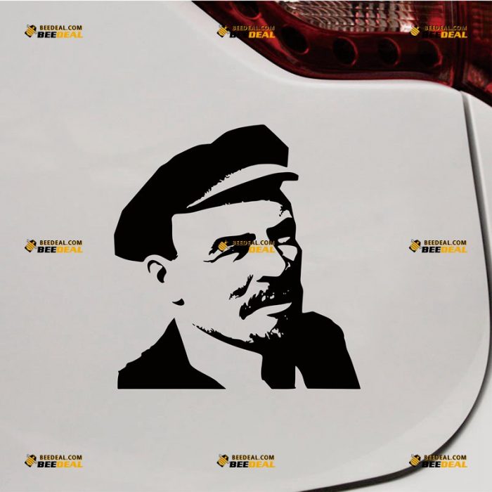 Lenin Sticker Decal Vinyl, Russian CCCP, Soviet Union, USSR Leader – Custom Choose Size Color – For Car Laptop Window Boat – Die Cut No Background 062231827