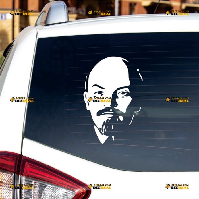 Lenin Sticker Decal Vinyl, Russian CCCP, Soviet Union, USSR Leader – Custom Choose Size Color – For Car Laptop Window Boat – Die Cut No Background 062231826