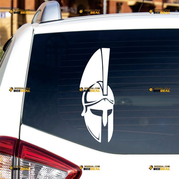 Spartan Helmet Sticker Decal Vinyl, Molon Labe, Come And Take It – Custom Choose Size Color – For Car Laptop Window Boat – Die Cut No Background 062231818