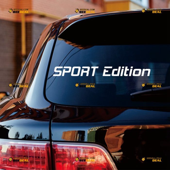 Sport Edition Sticker Decal Vinyl – Custom Choose Size Color – For Car Laptop Window Boat – Die Cut No Background 062231754