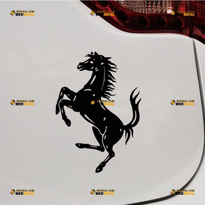 Horse Sticker Decal Vinyl, Animal – Custom Choose Size Color – For Car Laptop Window Boat – Die Cut No Background 062331942