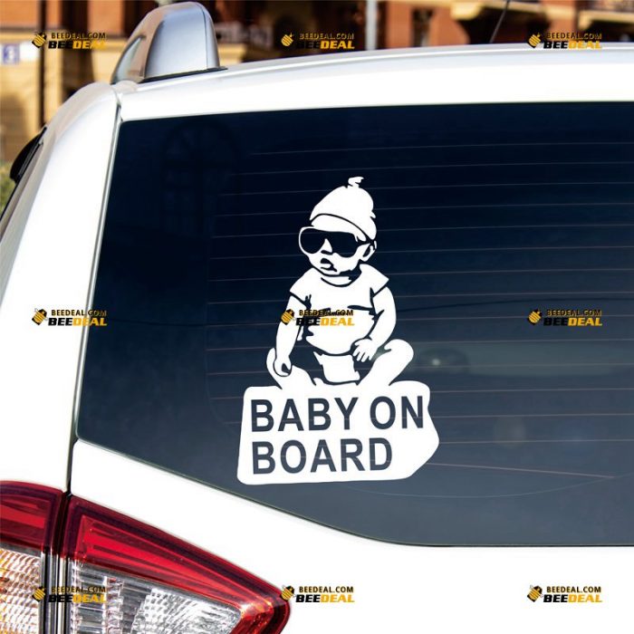 Hangover Baby On Board Sticker Decal Vinyl, Carlos – Custom Choose Size Color – For Car Laptop Window Boat – Die Cut No Background 061930024