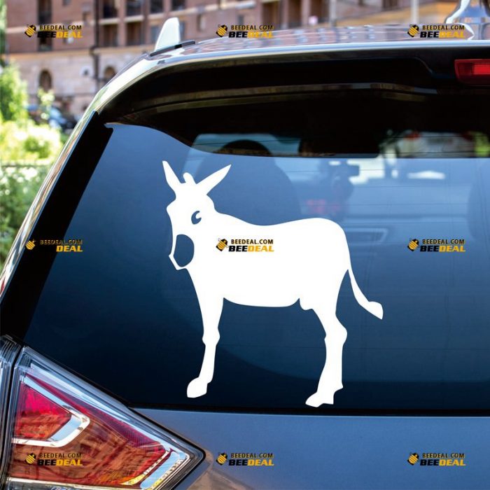 Catalan Donkey Sticker Decal Vinyl, Burro, Spanish – Custom Choose Size Color – For Car Laptop Window Boat – Die Cut No Background 061930021