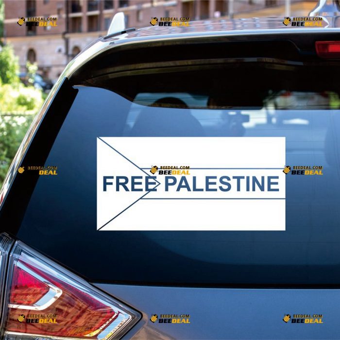 Free Palestine Sticker Decal Vinyl, Palestinian Flag – Custom Choose Size Color – For Car Laptop Window Boat – Die Cut No Background 062231206