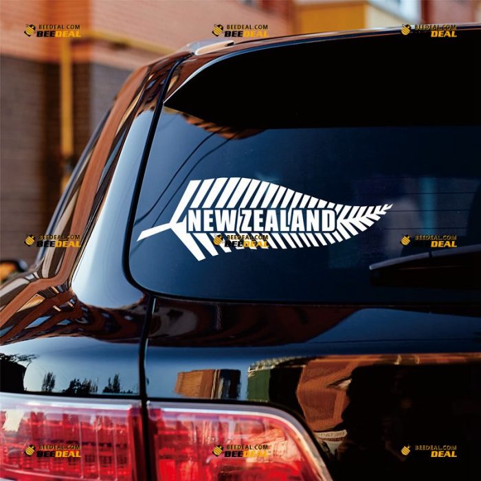 New Zealand Sticker Decal Vinyl, Fern Plant – Custom Choose Size Color – For Car Laptop Window Boat – Die Cut No Background 062032113