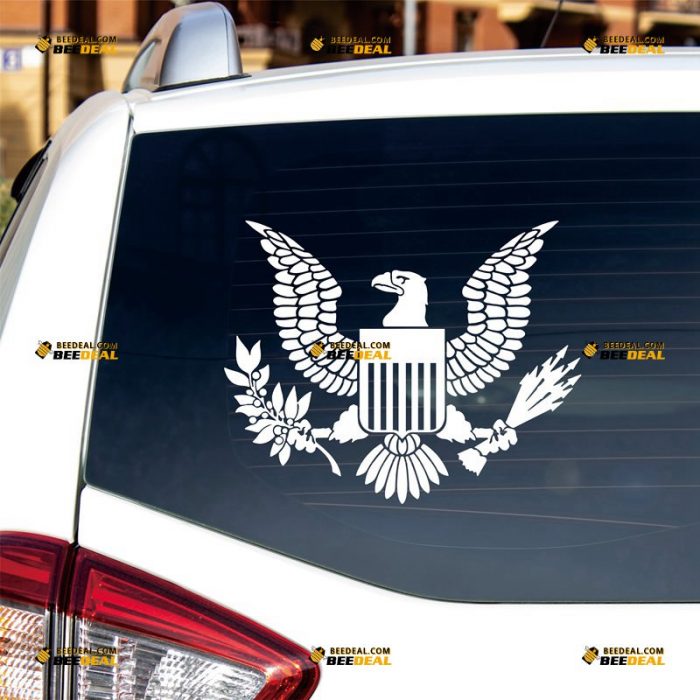 Great Seal Sticker Decal Vinyl, American Eagle – Custom Choose Size Color – For Car Laptop Window Boat – Die Cut No Background 061631128