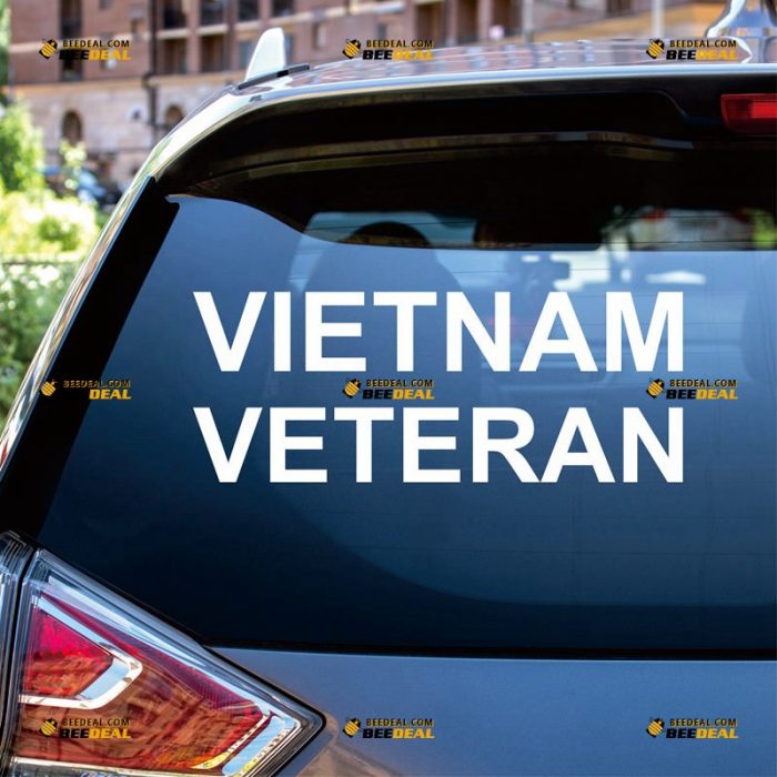 Vietnam Veteran Sticker Decal Vinyl – Custom Choose Size Color – For Car Laptop Window Boat – Die Cut No Background 061631124