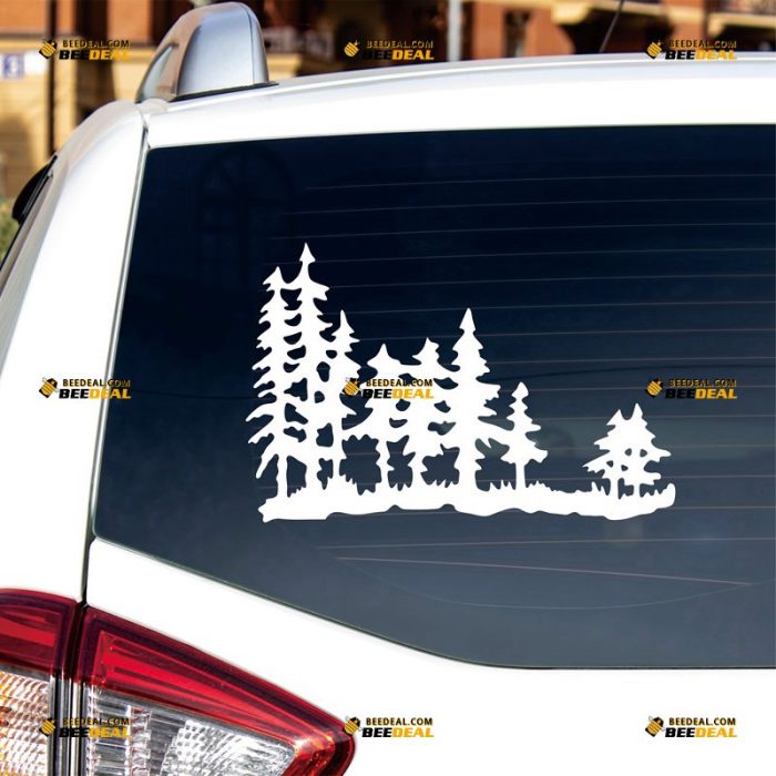 Sitka Spruce Tree Sticker Decal Vinyl Alaska Picea Sitchensis – Custom Choose Size Color – For Car Laptop Window Boat – Die Cut No Background